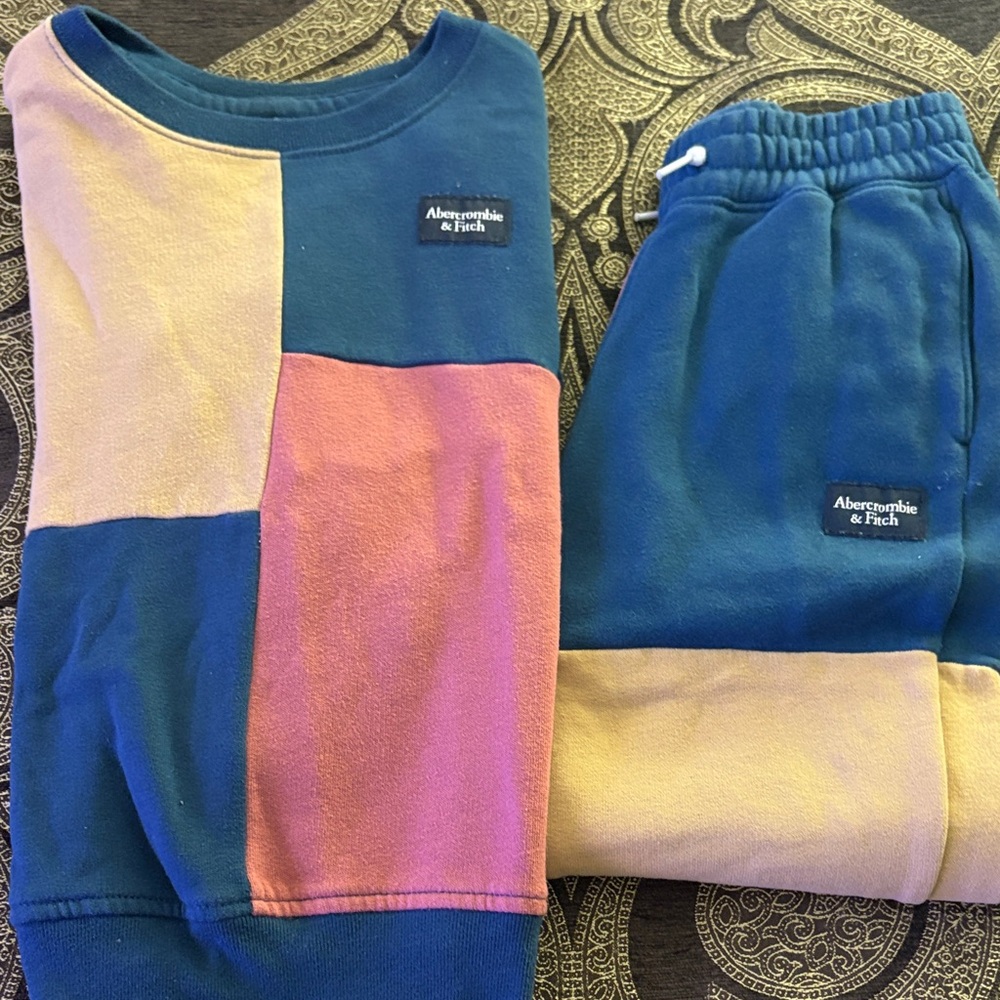 Abercrombie & Fitch Kids Multicolor Joggers